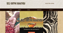 Desktop Screenshot of kilicoffeeroasters.com